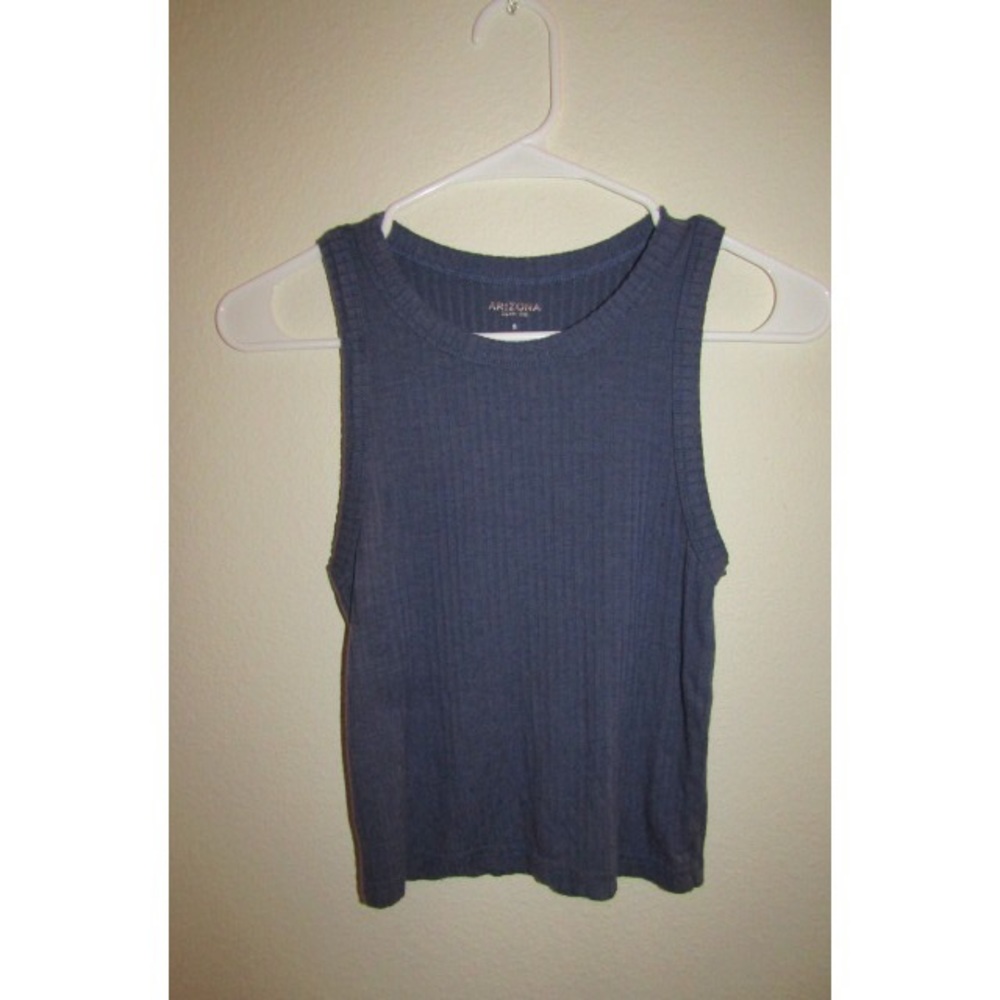 Navy Crop Top